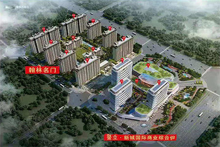 城东润洋壹品2室2厅1卫102.3m2中档装修